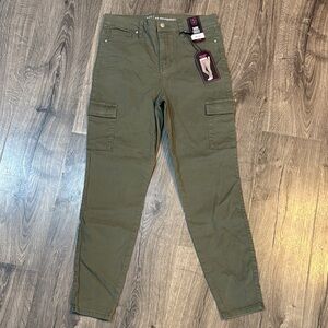 No Boundaries Girls Juniors Olive Cargo Pants